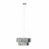 MINISUN Elegant 5 Way Tiered Chrome & Clear Crystal Ceiling Light Pendant Fitting - No Bulb -MINISUN Shop 10104194 1
