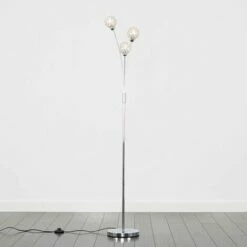 MINISUN Chrome Floor Lamp Living Room Light 3 Way - No Bulbs -MINISUN Shop 10753046 2