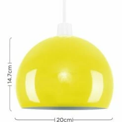 MINISUN 2 X Yellow Arco Ceiling Pendant Light Shades -MINISUN Shop 13732062 4