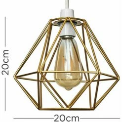 MINISUN 2 X - Gold Ceiling Pendant Light Shades -MINISUN Shop 13732144 4