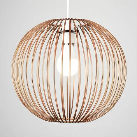MINISUN 2 x Globe Ceiling Pendant Light Shades In Copper + 10W LED GLS Bulbs Warm White MINISUN 2 X Globe Ceiling Pendant Light Shades In Copper + 10W LED GLS Bulbs Warm White -MINISUN Shop 13736844 2