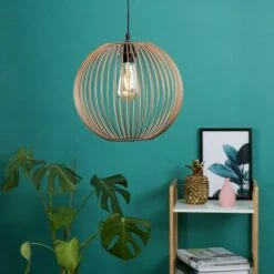 MINISUN 2 X Globe Ceiling Pendant Light Shades In Copper + 10W LED GLS Bulbs Warm White 4 MINISUN 2 X Globe Ceiling Pendant Light Shades In Copper + 10W LED GLS Bulbs Warm White -MINISUN Shop 13736844 3