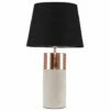 MINISUN LED Table Lamp Copper & Cement Finish Base Shades E14 Bulb -MINISUN Shop 14369343 1