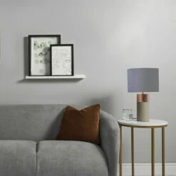 MINISUN LED Table Lamp Copper & Cement Finish Base Shades E14 Bulb -MINISUN Shop 14369344 3