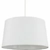 MINISUN Faux Linen Shades Ceiling Pendant Lamp Shades - White - No Bulb -MINISUN Shop 15059500 1