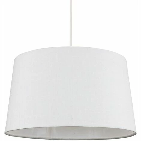 MINISUN Faux Linen Shades Ceiling Pendant Lamp Shades - White - No Bulb MINISUN Faux Linen Shades Ceiling Pendant Lamp Shades - White - No Bulb -MINISUN Shop 15059500 1