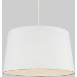 MINISUN Faux Linen Shades Ceiling Pendant Lamp Shades - White - No Bulb 3 MINISUN Faux Linen Shades Ceiling Pendant Lamp Shades - White - No Bulb -MINISUN Shop 15059500 2