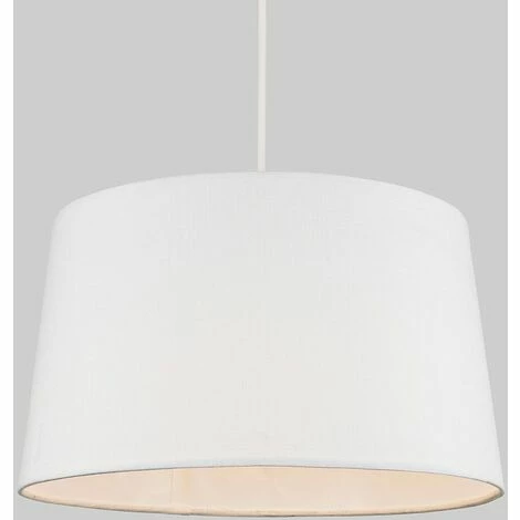 MINISUN Faux Linen Shades Ceiling Pendant Lamp Shades - White - No Bulb MINISUN Faux Linen Shades Ceiling Pendant Lamp Shades - White - No Bulb -MINISUN Shop 15059500 2