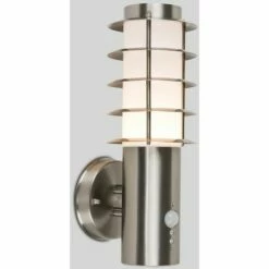 MINISUN LED Outdoor Decorative Pir Sensor Stainless Steel Wall Light Lantern -MINISUN Shop 15378313 2