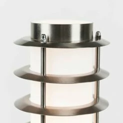 MINISUN LED Outdoor Stainless Steel Bollard Lantern Light Post - 450Mm 4 MINISUN LED Outdoor Stainless Steel Bollard Lantern Light Post - 450Mm -MINISUN Shop 15378315 3