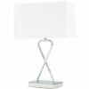 MINISUN Chrome Bedside Lounge LED Table Lamp - No Bulb -MINISUN Shop 15378320 1