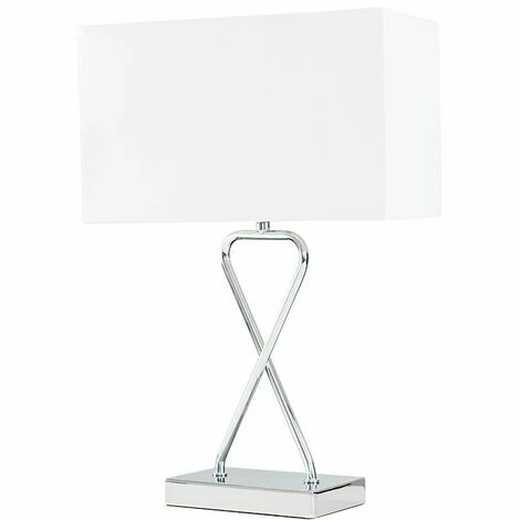 MINISUN Chrome Bedside Lounge LED Table Lamp - No Bulb MINISUN Chrome Bedside Lounge LED Table Lamp - No Bulb -MINISUN Shop 15378320 1
