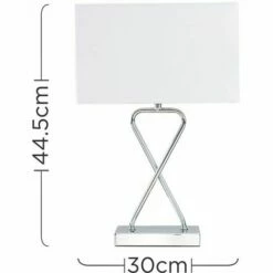 MINISUN Chrome Bedside Lounge LED Table Lamp - No Bulb 5 MINISUN Chrome Bedside Lounge LED Table Lamp - No Bulb -MINISUN Shop 15378320 4