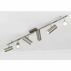 MINISUN Adjustable Ceiling Light Spotlight Straight Bar 6 Way Lighting - No Bulb -MINISUN Shop 15378348 2