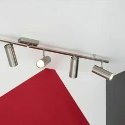 MINISUN Adjustable Ceiling Light Spotlight Straight Bar 6 Way Lighting - No Bulb -MINISUN Shop 15378348 3
