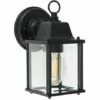MINISUN LED Wall Light Metal & Glass Lantern Outdoor - No Bulb -MINISUN Shop 15378363 1