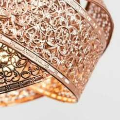 MINISUN Intertwined Rings Ceiling Pendant Shade - Copper - No Bulb -MINISUN Shop 15378376 3