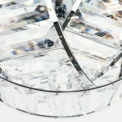 MINISUN Semi Flush Ceiling Light 3 Way Intertwined Chrome Finish - No Bulb -MINISUN Shop 15378377 2