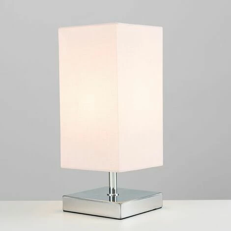 MINISUN Square Chrome Touch Table Lamps - Pink - No Bulb MINISUN Square Chrome Touch Table Lamps - Pink - No Bulb -MINISUN Shop 15378402 2