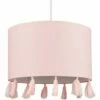 MINISUN Vivian 30cm Easy Fit Ceiling Light Shade - Pink - Including LED Bulb -MINISUN Shop 15379164 1