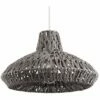 MINISUN Rattan Wicker Ceiling Light Shade Pendant - Grey -MINISUN Shop 16594345 1