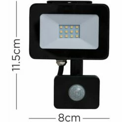 MINISUN IP65 LED Outdoor Security Floodlight With PIR Motion Sensor - Neutral White - 10W 5 MINISUN IP65 LED Outdoor Security Floodlight With PIR Motion Sensor - Neutral White - 10W -MINISUN Shop 16594381 4