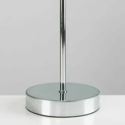 MINISUN 2 X Chrome Table Lamps - Blue Velvet -MINISUN Shop 16594586 2