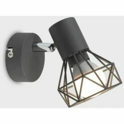 MINISUN 20849 Black Pewter W.Light + 18635 4w LED GobeBulb -MINISUN Shop 16647661 2