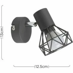 MINISUN 20849 Black Pewter W.Light + 18635 4w LED GobeBulb -MINISUN Shop 16647661 4