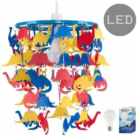 MINISUN 15947 Dinosaurs Droplet Pendant Shade + 6w ES GLS MINISUN 15947 Dinosaurs Droplet Pendant Shade + 6w ES GLS -MINISUN Shop 16647683 1