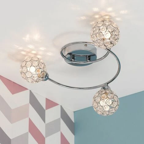 MINISUN 19541 Ducy 3 Way Ceiling Light + 3x3w LED G9 Bulbs MINISUN 19541 Ducy 3 Way Ceiling Light + 3x3w LED G9 Bulbs -MINISUN Shop 16647720 3