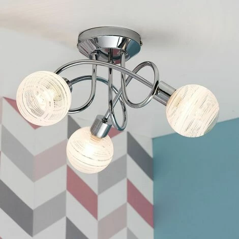 MINISUN 19545 Maze 3 Way Ceiling Light + 3x3w LED G9 Bulbs MINISUN 19545 Maze 3 Way Ceiling Light + 3x3w LED G9 Bulbs -MINISUN Shop 16647726 3