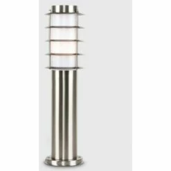 MINISUN Wharf 45cm Bollard In Stainless Steel With 4W LED Candle Bulb -MINISUN Shop 16648296 2