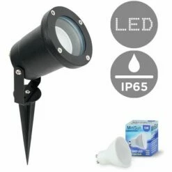 MINISUN 20620 IP65 Spike/W.Mount O/Door + 5W GU10