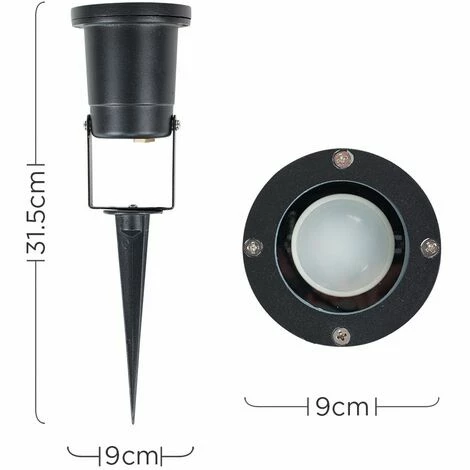 MINISUN IP65 Outdoor Spike Light with LED Bulbs - Pack of 2 MINISUN IP65 Outdoor Spike Light With LED Bulbs - Pack Of 2 -MINISUN Shop 16648315 4