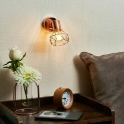 MINISUN 2 X 20848 Copper Single Spot Light + 2 X 4W SES -MINISUN Shop 16648628 3