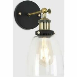 MINISUN 2 X 21031 Ambrose S/PK A/Brass/BLK WL+2 X 20325 4W E27 -MINISUN Shop 16648656 2