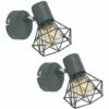 MINISUN 2 X 20849 BLK Pewter Grey S/Light -MINISUN Shop 16648659 1