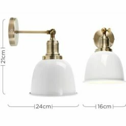 MINISUN 2 X 21039 Wilhe Lumens A/Brass WL W/White Shade + 2 X 20696 4W E27 5 MINISUN 2 X 21039 Wilhe Lumens A/Brass WL W/White Shade + 2 X 20696 4W E27 -MINISUN Shop 16648669 4