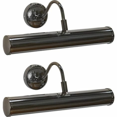 MINISUN 2 x Traditional Indoor Picture Wall Light Fittings - Black - No Bulb MINISUN 2 X Traditional Indoor Picture Wall Light Fittings - Black - No Bulb -MINISUN Shop 16648701 1