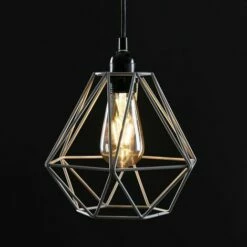 MINISUN 23704 NE Grey P/Shade + 22962 4W E27 F/Pear Bulb -MINISUN Shop 16648793 2