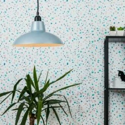 MINISUN Civic Metro Easy Fit Ceiling Light Shade + 10W LED Bulb - Silver -MINISUN Shop 16648949 3