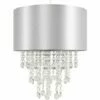 MINISUN Jesmond Easy Fit Ceiling Light Shade + 10W LED Bulb - Grey -MINISUN Shop 16648976 1