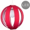 MINISUN J90 Pendant Shade + 10W ES E27 LED Bulb - Red -MINISUN Shop 16649310 1
