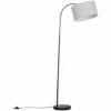 MiniSun Dark Grey Curved Floor Lamp With Lampshade -MINISUN Shop 16650129 1