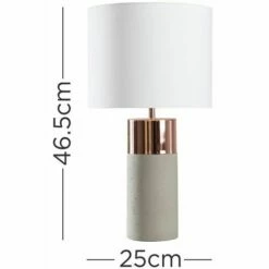 MINISUN 22173 Cement/Copper TL+24960 NE SML White -MINISUN Shop 16650197 4