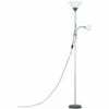 MINISUN Silver Parent & Child Floor Lamp + LED Bulb - Cool White -MINISUN Shop 16651349 1