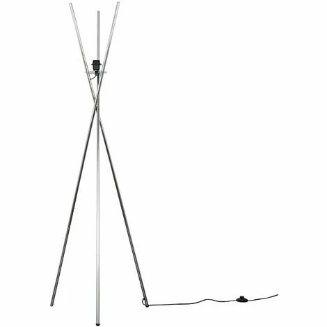 MINISUN Metal Tripod Floor Lamp Light Base Copper Chrome Grey - Chrome MINISUN Metal Tripod Floor Lamp Light Base Copper Chrome Grey - Chrome -MINISUN Shop 16796951 1