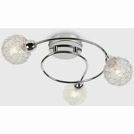 MINISUN Alambre 3 Way Swirl LED Ceiling Light Fitting MINISUN Alambre 3 Way Swirl LED Ceiling Light Fitting -MINISUN Shop 19938876 2