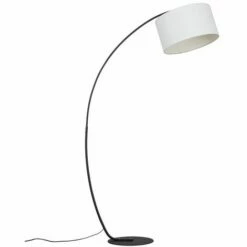 MINISUN 23869 Rousse Curved FL+24978 XL White+E27